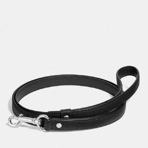 $59 *NEW* COACH BLACK Small Pet Leash